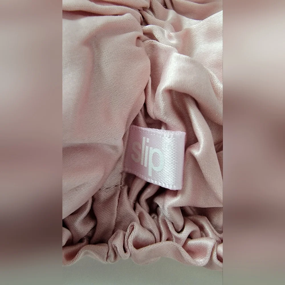 Slip Blush Pink Silk Hair Wrap Turban